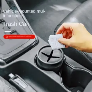 Car Trash Can with Lid